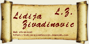 Lidija Živadinović vizit kartica